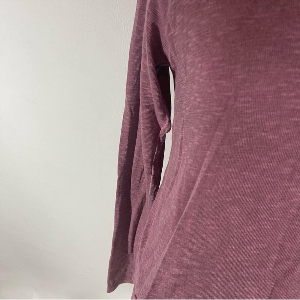 NWT Sundance Golden State long sleeve tee wine pink M - Picture 4 of 12
